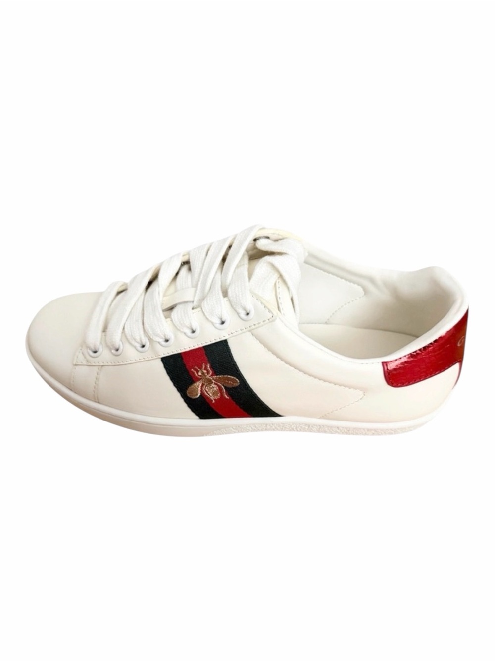 Gucci ACE White Leather Sneakers